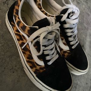 Vans leopard sneakers